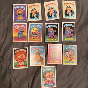 Vintage 1986 Garbage Pail Kids Cards Lot of 13